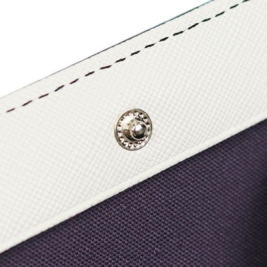 MOUSTACHE ３つ折り札入れ 牛型押し加工×牛革 DSS-4530