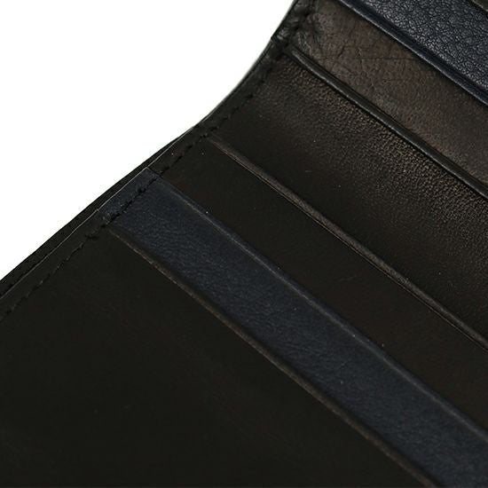 DOUBLES ミニ二つ折り財布 一毛牛（国産牛）×牛革 DMO-7481