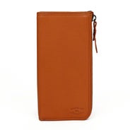 DOUBLES Lファスナー長財布 一毛牛（国産牛）×馬革 DMO-7486