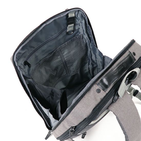 moustache on time ビジネスリュック(M) 撥水ヘリンボーンポリ