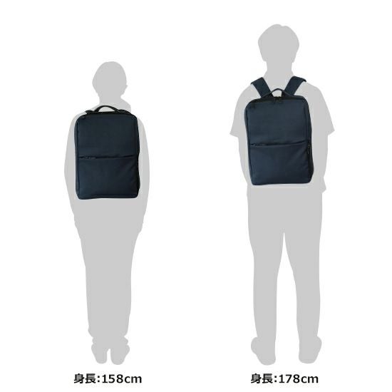 moustache on time ビジネスリュック(L) 撥水ヘリンボーンポリ