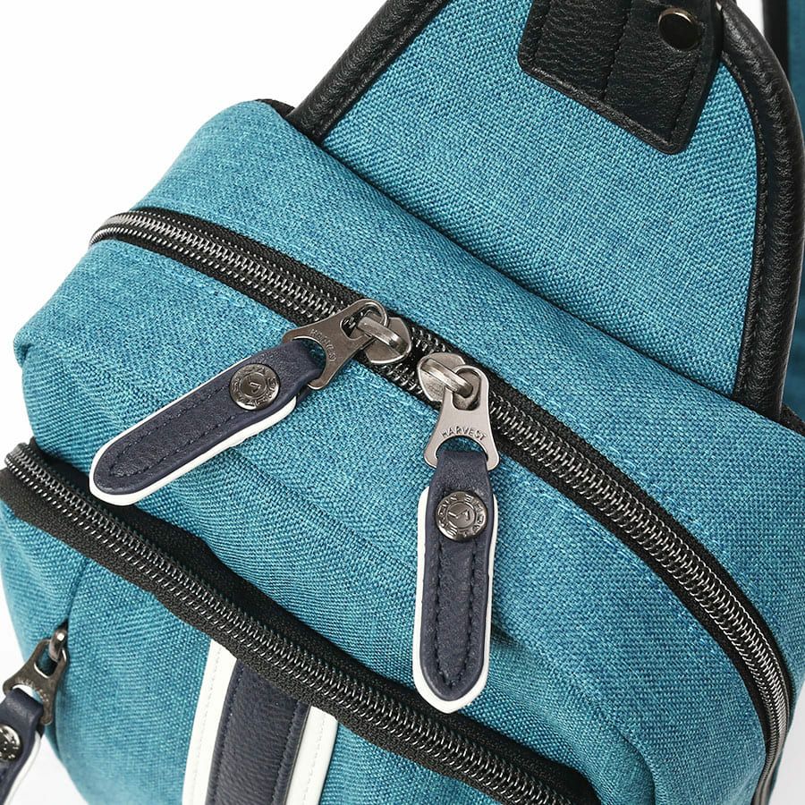 MOUSTACHE ボディバッグ 杢調ポリxシボ合皮 BDA-4986 | ハーヴェスト