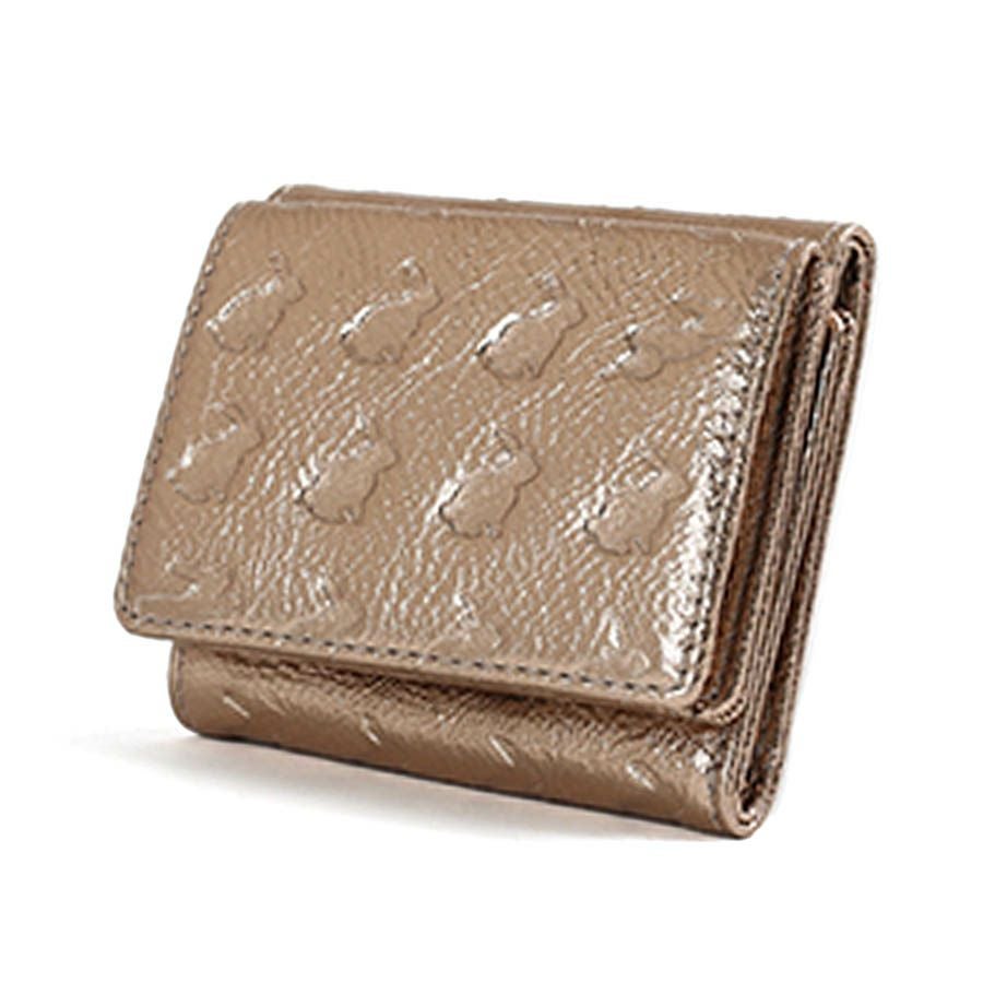 公式】 ESSENCE OF POISON 三つ折りミニウォレット 牛革 DES-3500