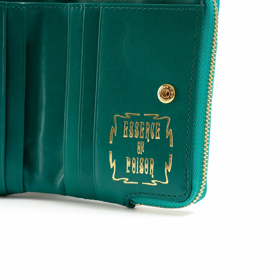 ESSENCE OF POISON がま口二つ折り財布 牛革 DES-3502