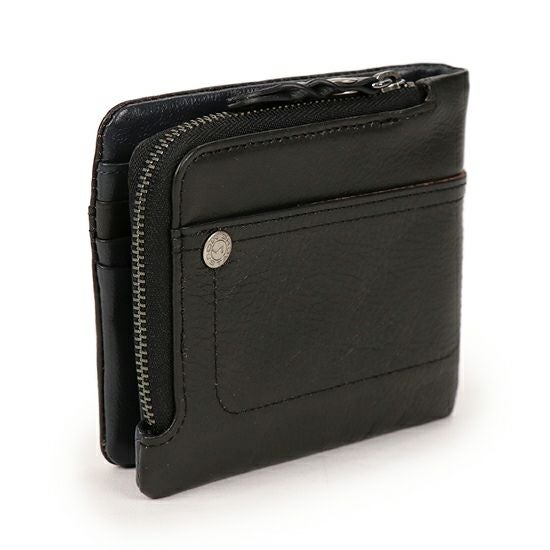 MOUSTACHE 二つ折り財布 牛革 PPH-4119