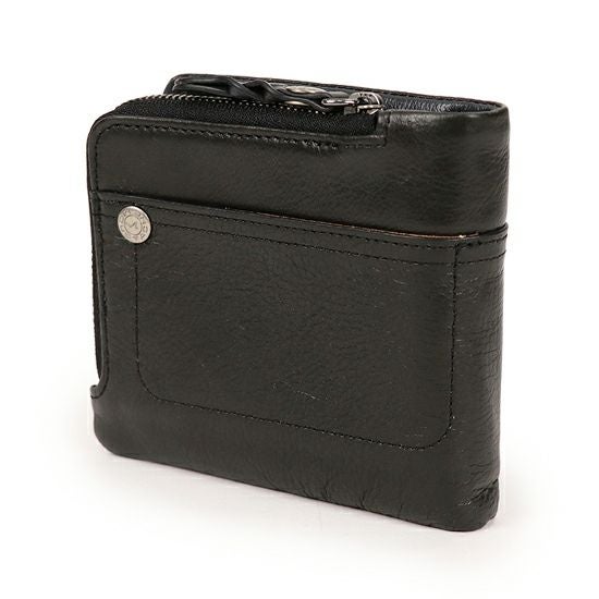 MOUSTACHE 二つ折り財布 牛革 PPH-4119