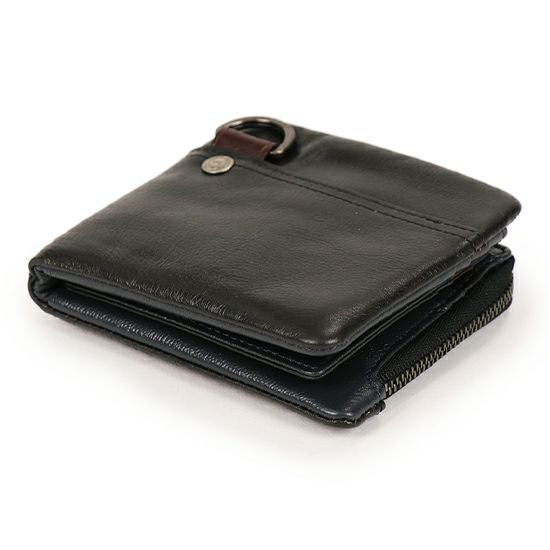 MOUSTACHE 二つ折り財布 牛革 PPH-4119