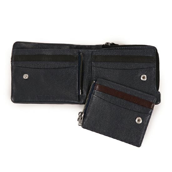 MOUSTACHE 二つ折り財布 牛革 PPH-4119