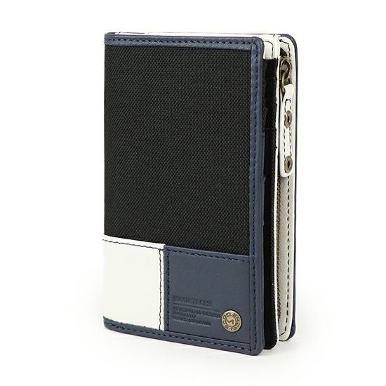 MOUSTACHE ミドル財布 ポリエステル×牛革 DUQ-4239 | ハーヴェスト