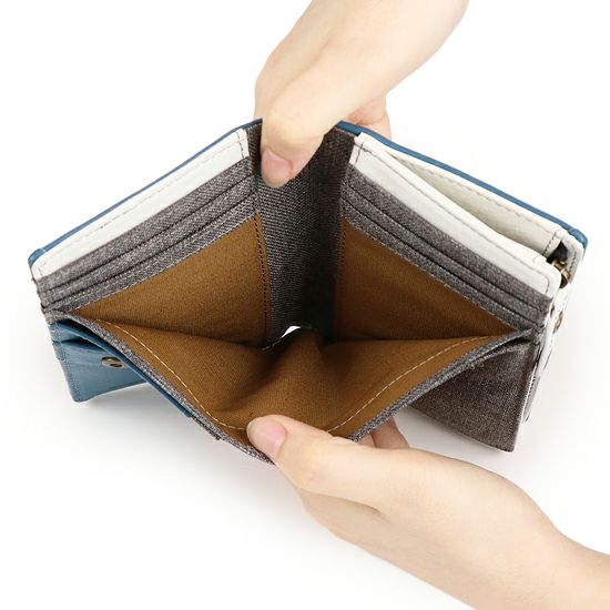 MOUSTACHE ミドル財布 ポリエステル×牛革 DUQ-4239 | ハーヴェスト