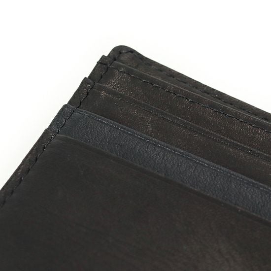 DOUBLES 二つ折り財布 一毛牛（国産牛）×馬革 DMO-7488
