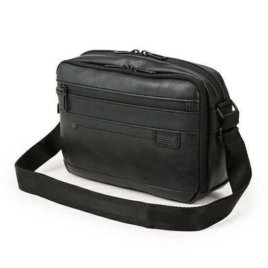 公式】 MOUSTACHE ショルダーバッグ(S) スムース合皮×シボ合皮