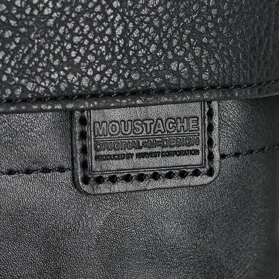 公式】 MOUSTACHE ショルダーバッグ(S) スムース合皮×シボ合皮