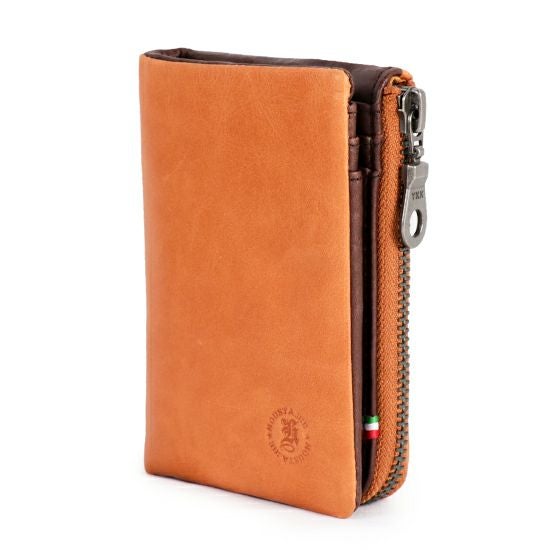 MOUSTACHE L字ファスナー二つ折り財布 イタリアン牛革 KAE-0902