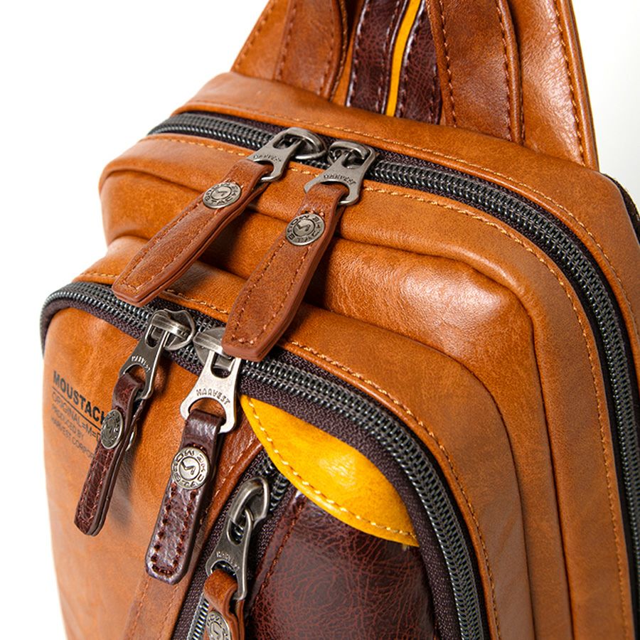 MOUSTACHE ボディバッグ シュリンク合皮×合皮 JDW-4746 | ハーヴェスト