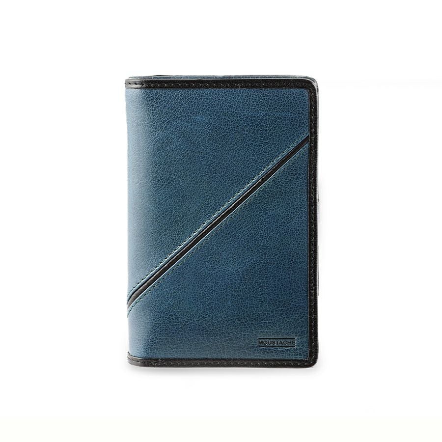 MOUSTACHE コンビ鞣しバッファローレザー ミドル財布 牛革 WPO-0921