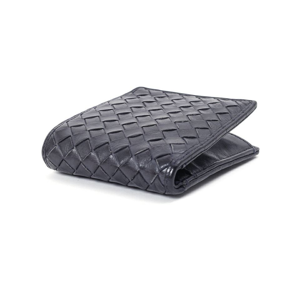 DOUBLES 二つ折り財布 牛革メッシュ×牛革(製品洗い加工) WLO-7640