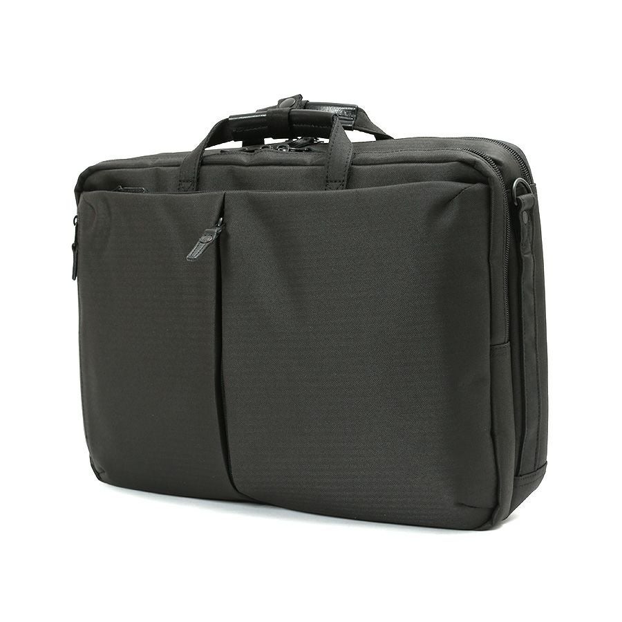 moustache on time 3wayビジネスバッグ 撥水ヘリンボーンポリ×コーティングポリ×牛革 JJT-2068