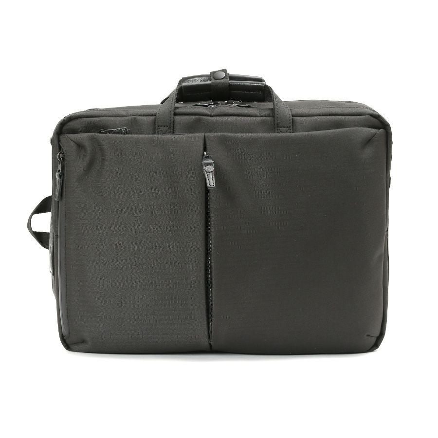 moustache on time 3wayビジネスバッグ 撥水ヘリンボーンポリ×コーティングポリ×牛革 JJT-2068