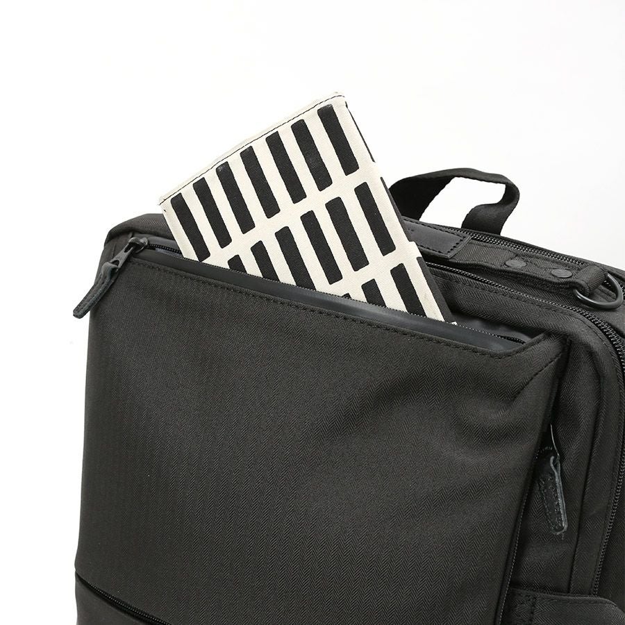 moustache on time 3wayビジネスバッグ 撥水ヘリンボーンポリ×コーティングポリ×牛革 JJT-2068