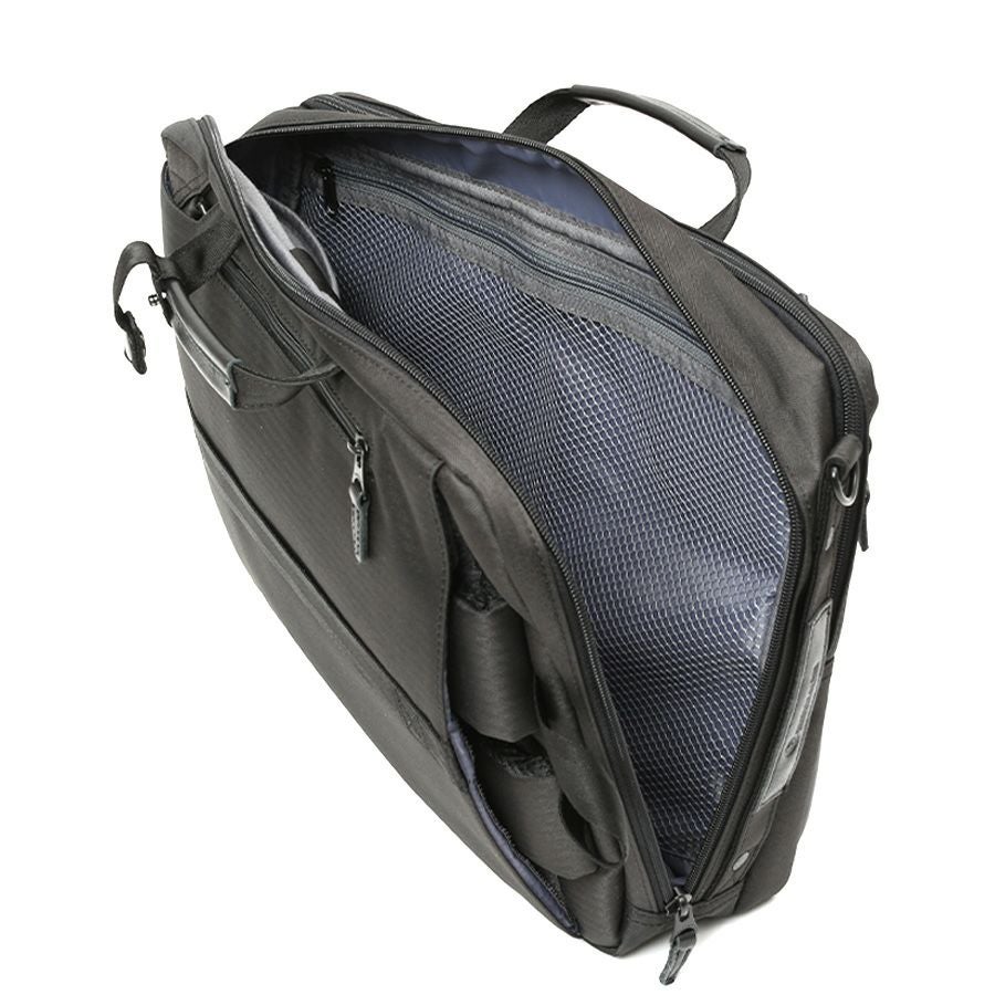 moustache on time 3wayビジネスバッグ 撥水ヘリンボーンポリ×コーティングポリ×牛革 JJT-2068