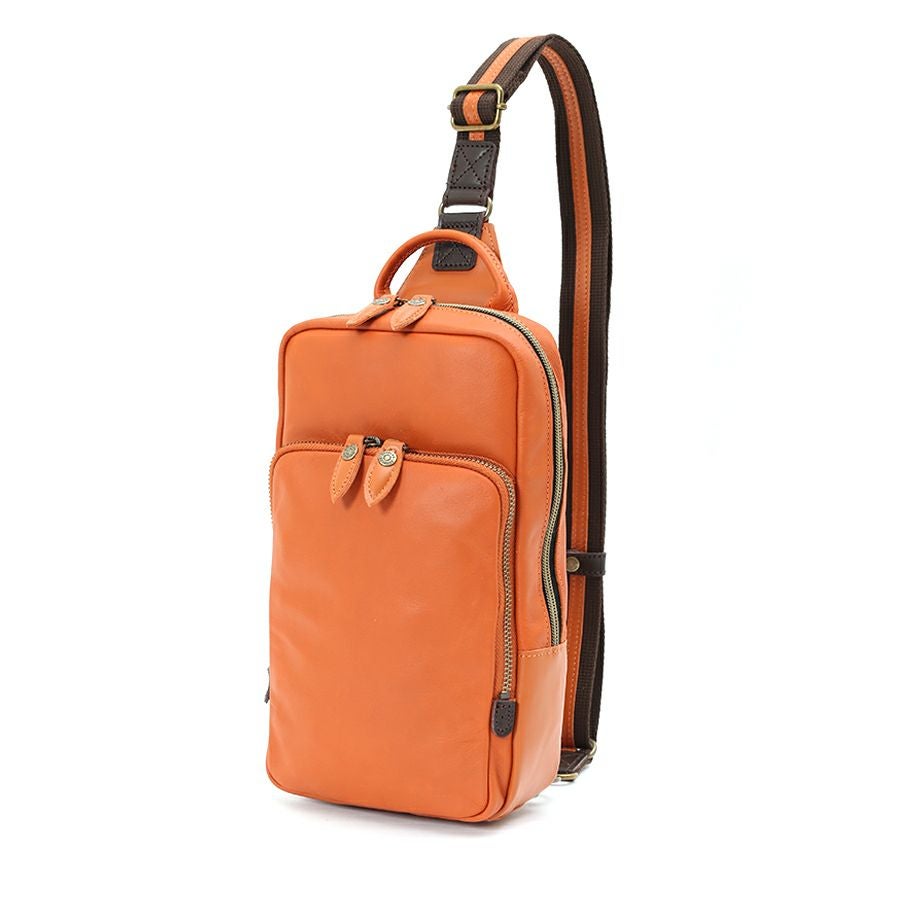 公式】 DOUBLES イタリアンレザーボディバッグ イタリアンソフト牛革