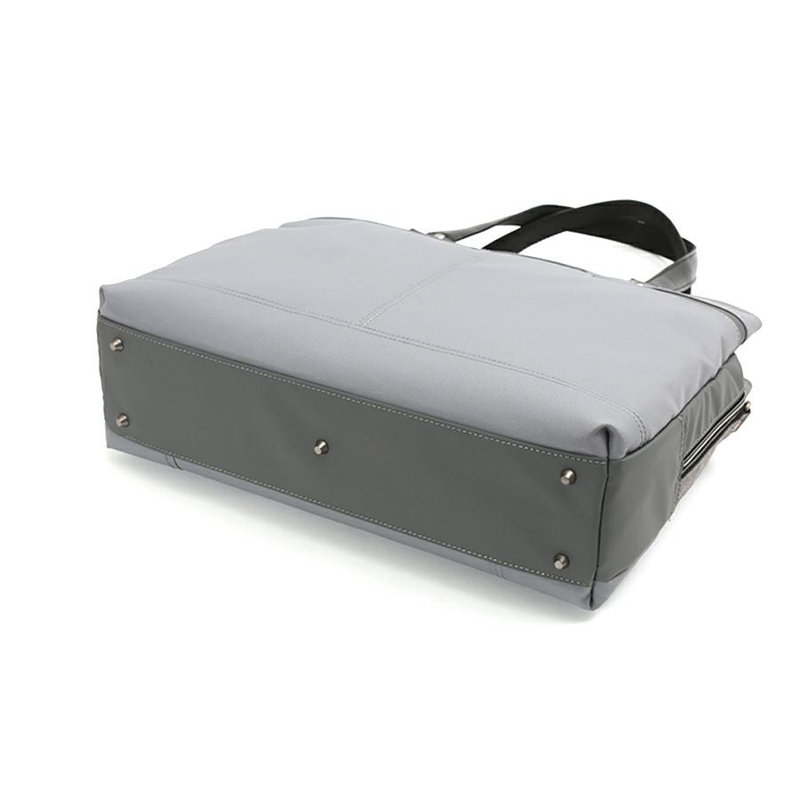 moustache on time ダブルハンドル３層トートブリーフバッグ Corduraコーティングポリ×牛革 JDF-2710