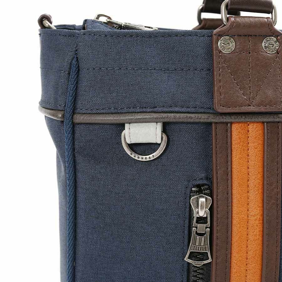 moustache on time 2WAYブリーフトート 杢調ポリ×合皮×牛革 JHZ-2720