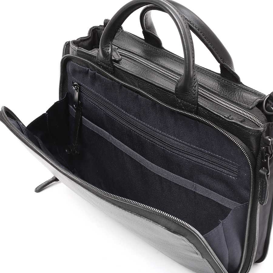 公式】 DOUBLES マチ拡張 スリムショルダーバッグS 牛革 JXG-7346