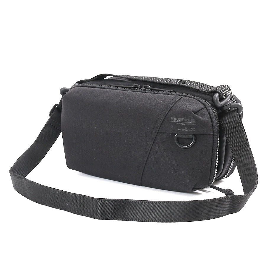公式】 MOUSTACHE 2層式3wayショルダーバッグ 撥水ポリ×撥水