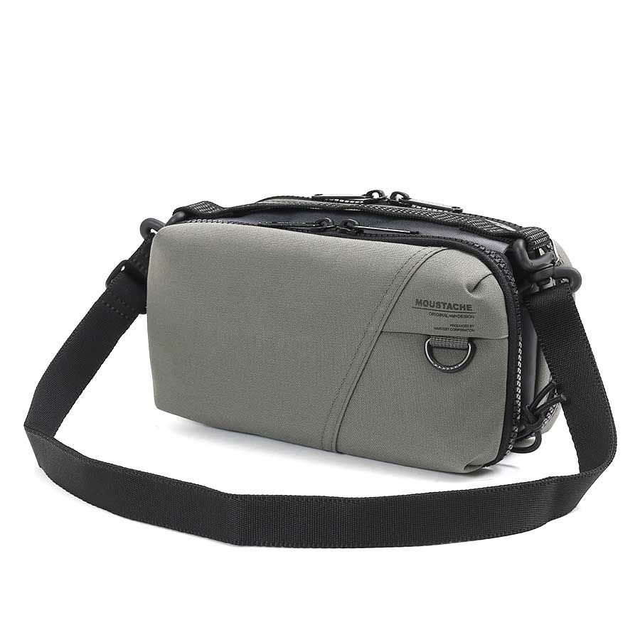 公式】 MOUSTACHE 2層式3wayショルダーバッグ 撥水ポリ×撥水