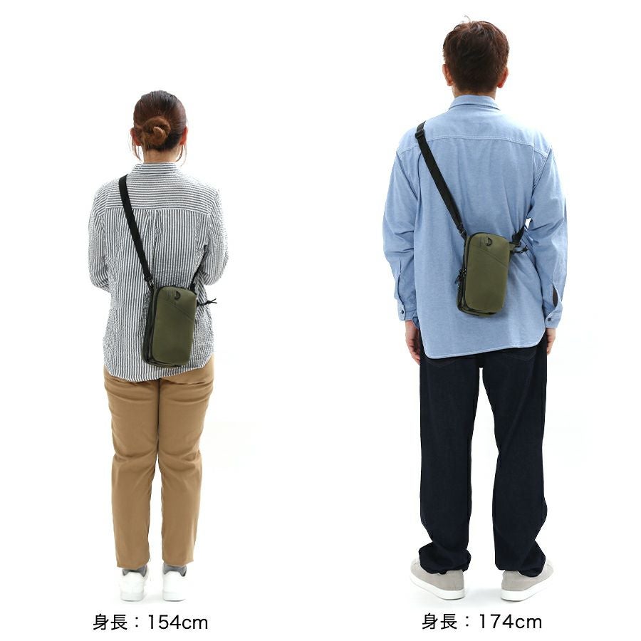 公式】 MOUSTACHE 2層式3wayショルダーバッグ 撥水ポリ×撥水