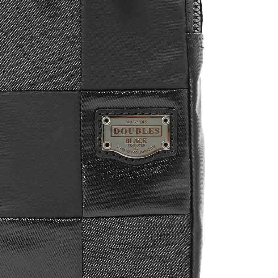 DSBK スマホポケット付きショルダー 綿MIX×ナイロン×牛革 JEW-3087