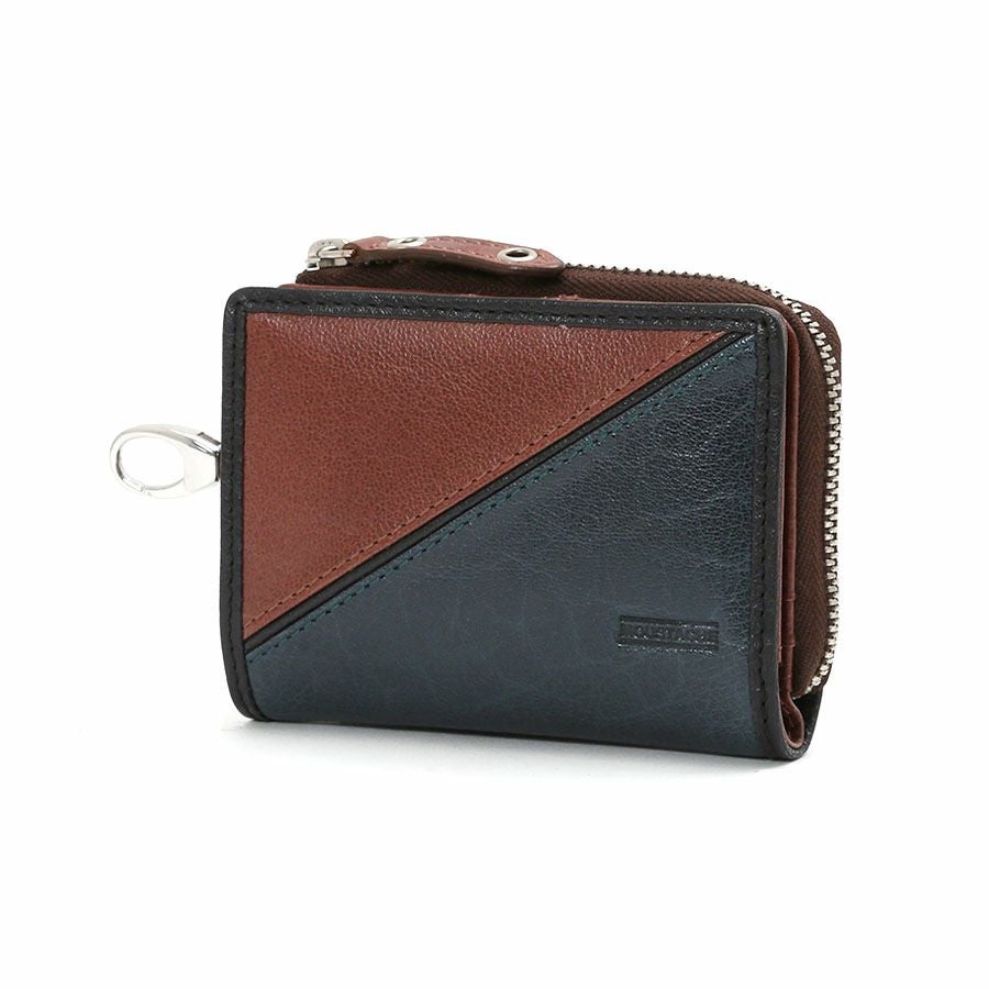 公式】 MOUSTACHE コンビ鞣しバッファローレザー キーケース小銭入れ