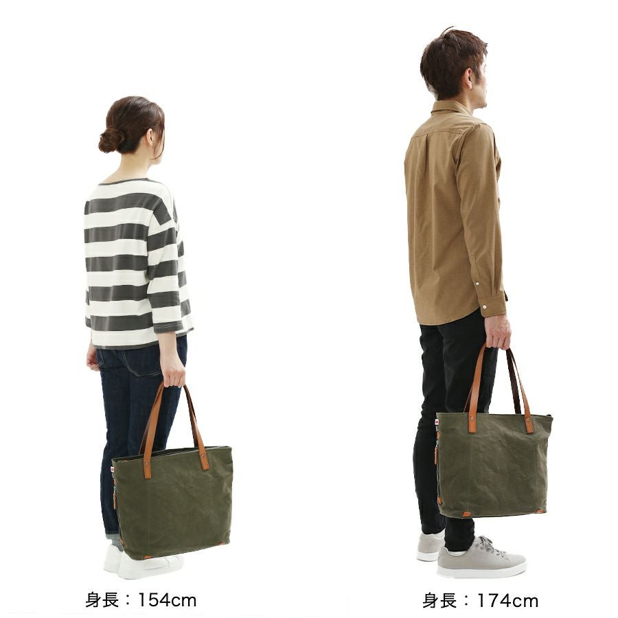 公式】 DOUBLES トートバッグ 国産帆布10号×牛革 BQZ-7433