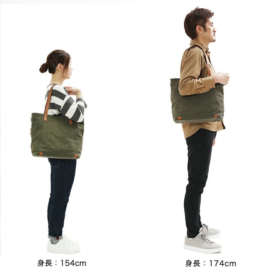 公式】 DOUBLES トートバッグ 国産帆布10号×牛革 BQZ-7433