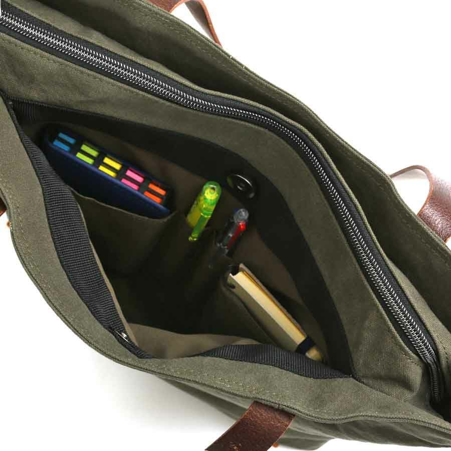 公式】 DOUBLES トートバッグ 国産帆布10号×牛革 BQZ-7433