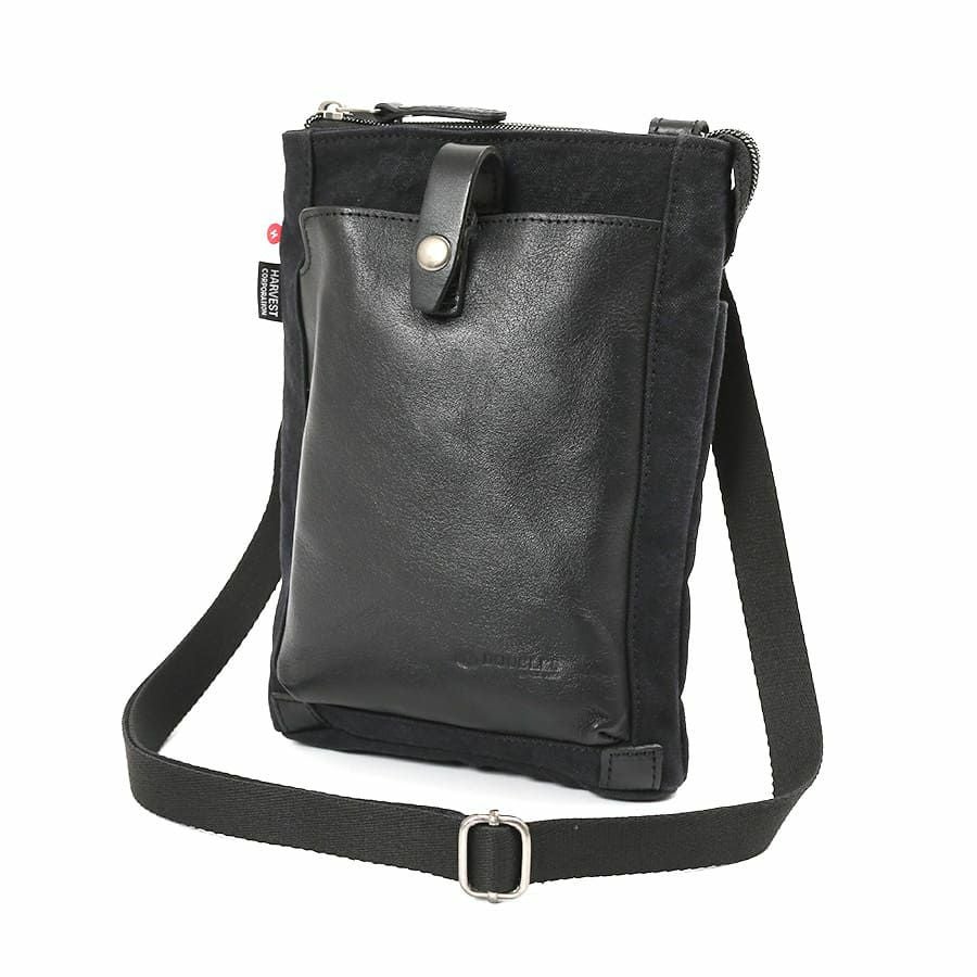 公式】 DOUBLES ミニショルダー 国産帆布10号×牛革 BQZ-7434