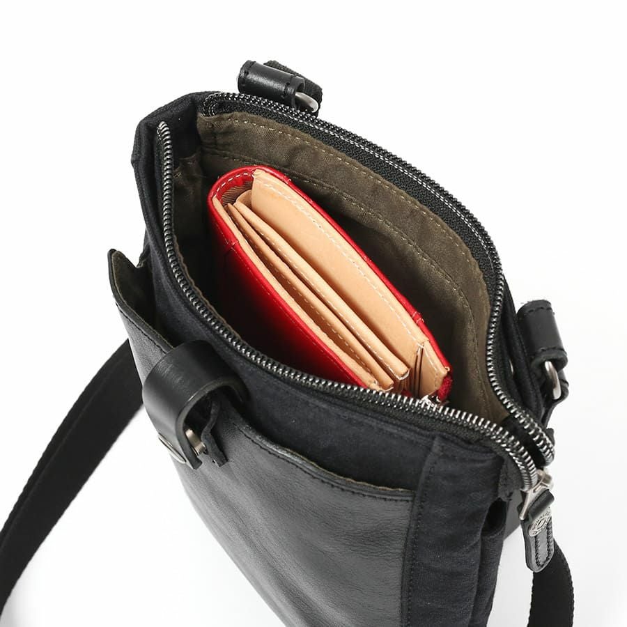はじめの一歩　スターターパック　未開封　シュリンク付 公式】 DOUBLES ミニショルダー 国産帆布10号×牛革 BQZ-7434