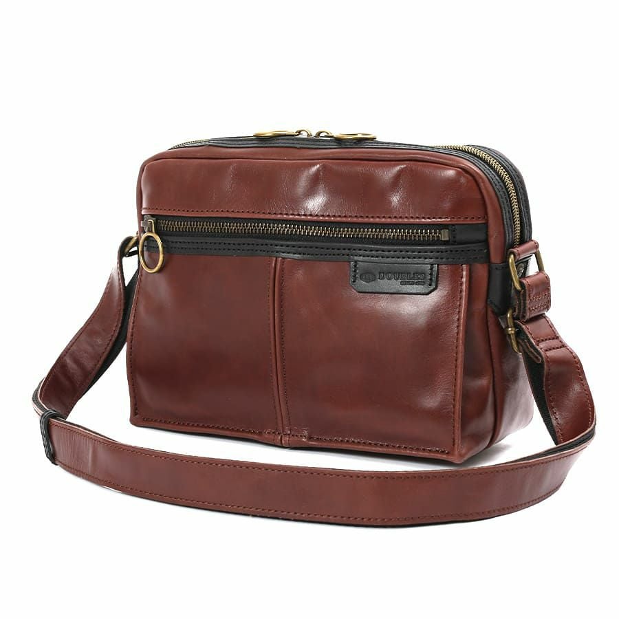公式】 DOUBLES ショルダーバッグ 牛革 BCG-7406 ハーヴェスト