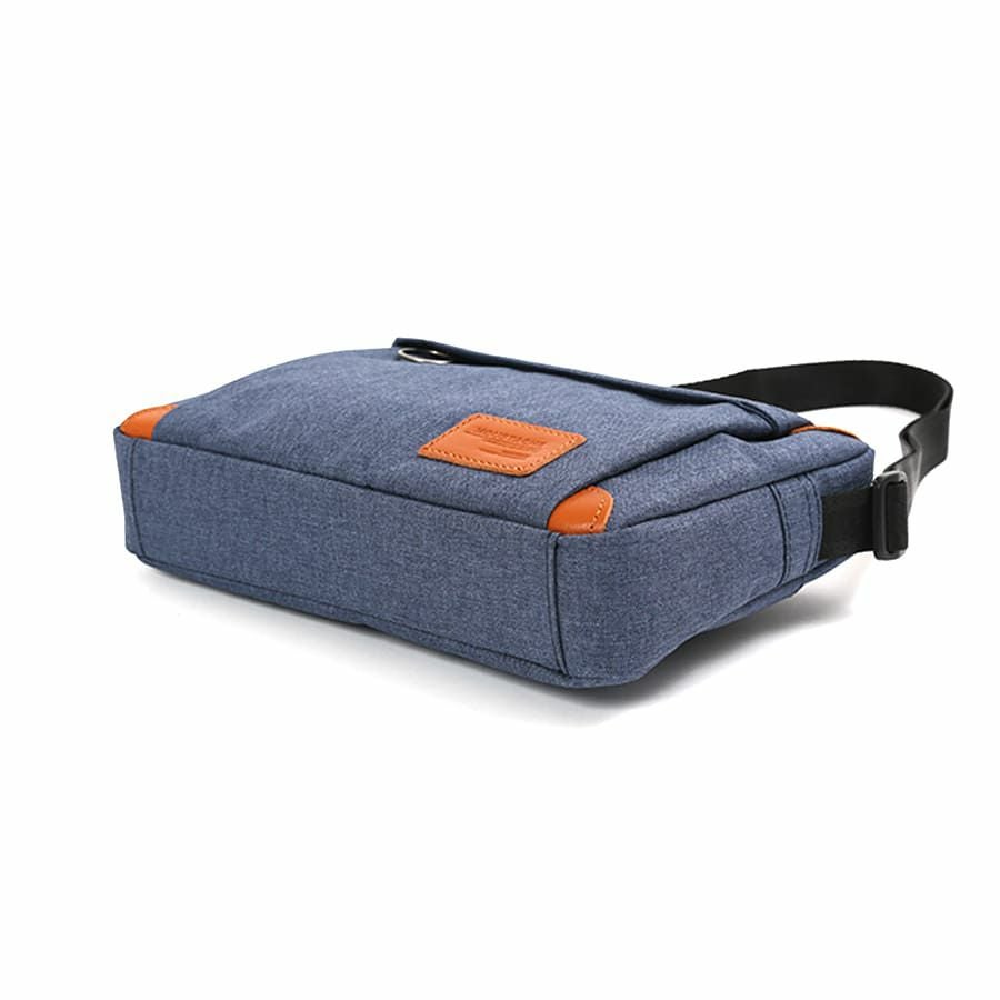 MOUSTACHE ショルダーバッグ 杢調ポリ×牛革 JRJ-0350