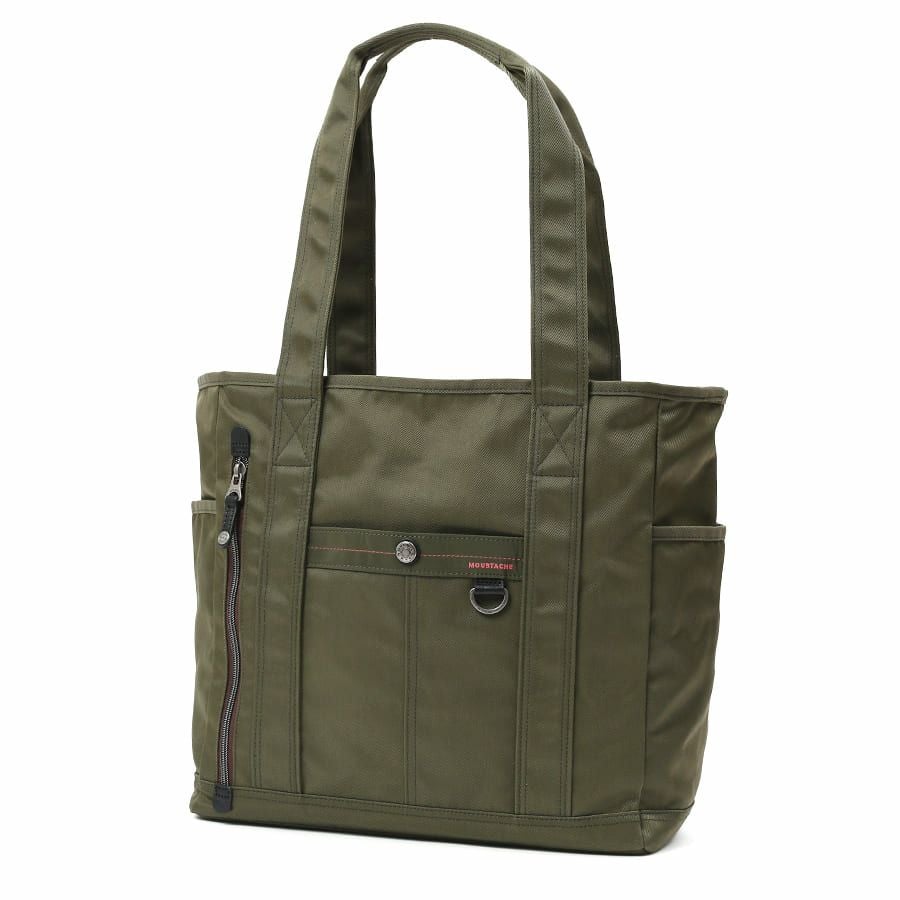 公式】 MOUSTACHE トートバッグ ポリエステル BQV-4221 ハーヴェスト
