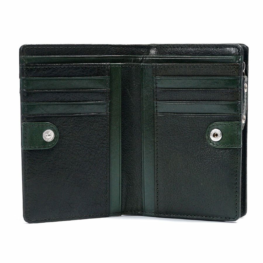 公式】 MOUSTACHE ミドルウォレット 牛革 WXE-4272 ハーヴェスト