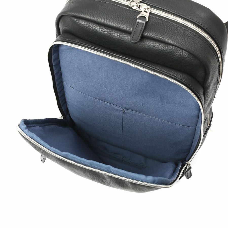 公式】 MOUSTACHE 2WAYボディリュック シュリンク合皮×牛革 JGH-4649