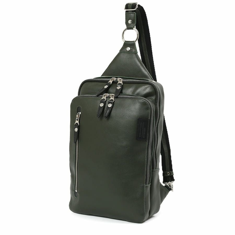 公式】 DOUBLES 2WAYボディリュック 牛革×イタリアン牛革 JPU-7464