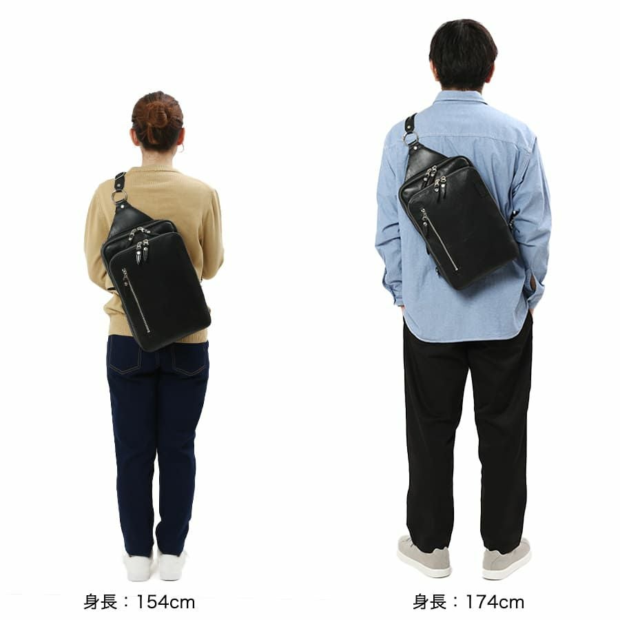 公式】 DOUBLES 2WAYボディリュック 牛革×イタリアン牛革 JPU-7464