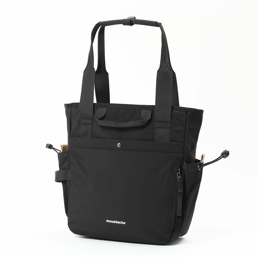 公式】 MOUSTACHE トートバッグ シワ加工ナイロン MEG-4429