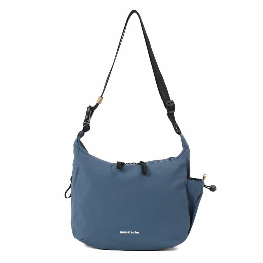 公式】 MOUSTACHE ショルダーバッグ シワ加工ナイロン MEG-4430