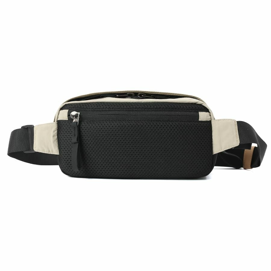 公式】 MOUSTACHE ウエストバッグ シワ加工ナイロン MEG-4431