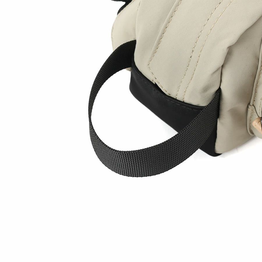 公式】 MOUSTACHE ウエストバッグ シワ加工ナイロン MEG-4431